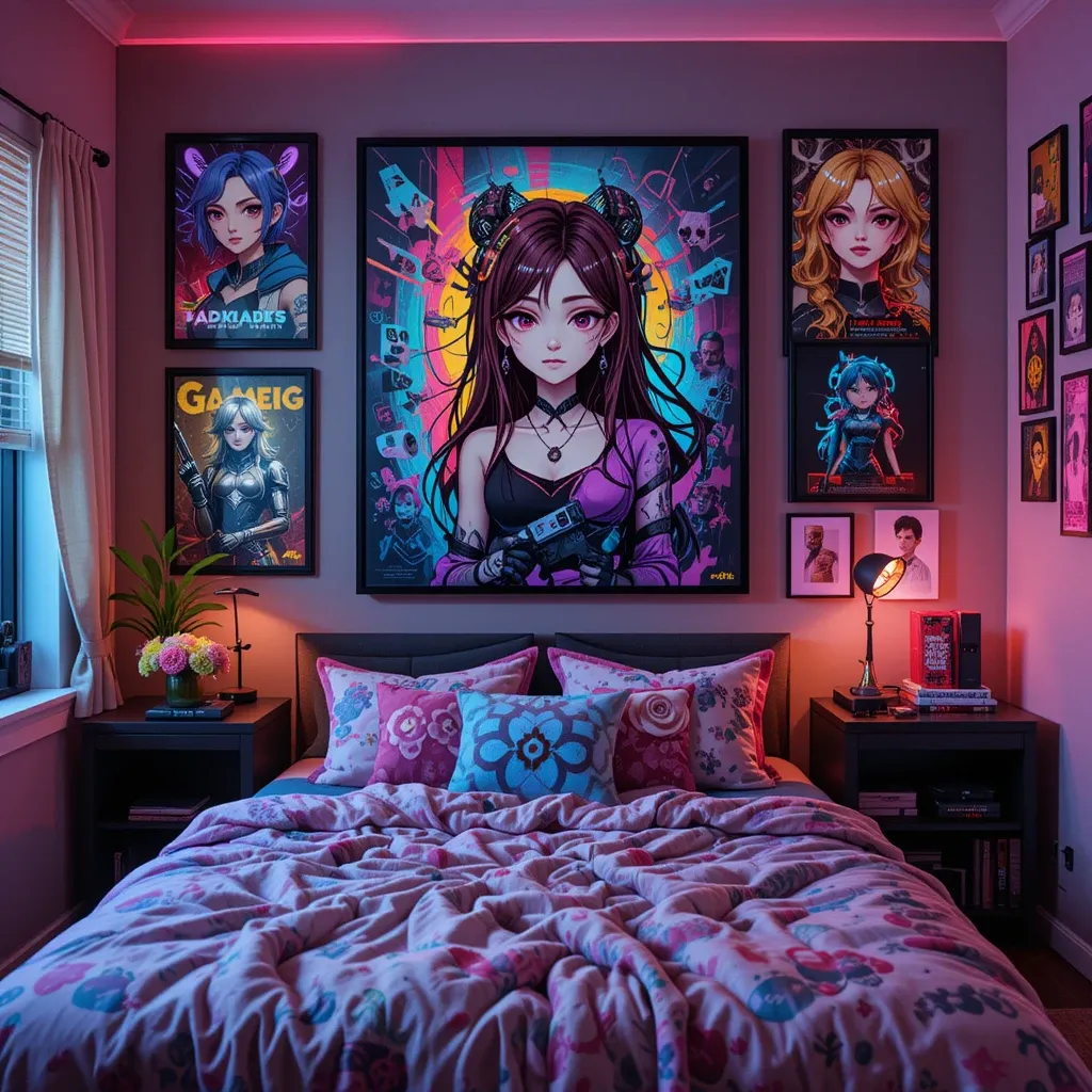 Gamer Girl Wall Art