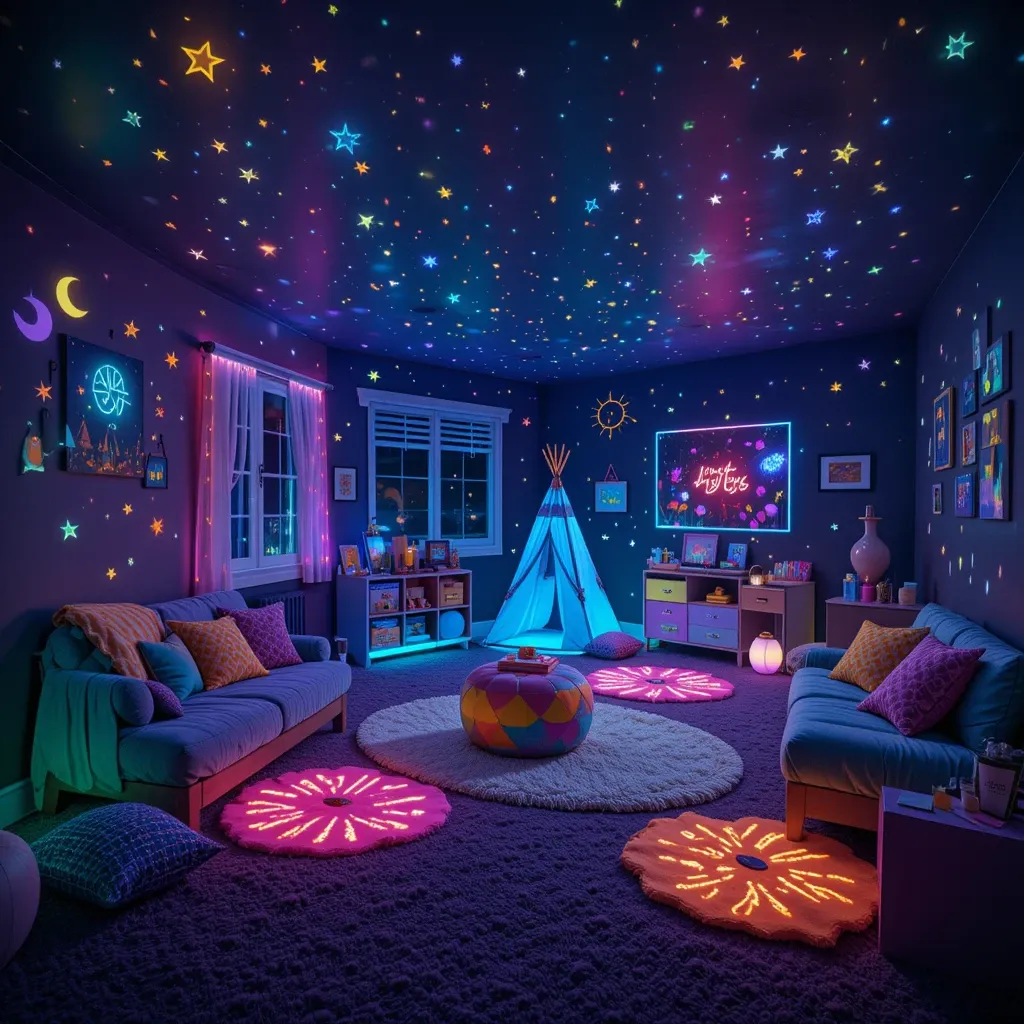 Glow-in-the-Dark Room