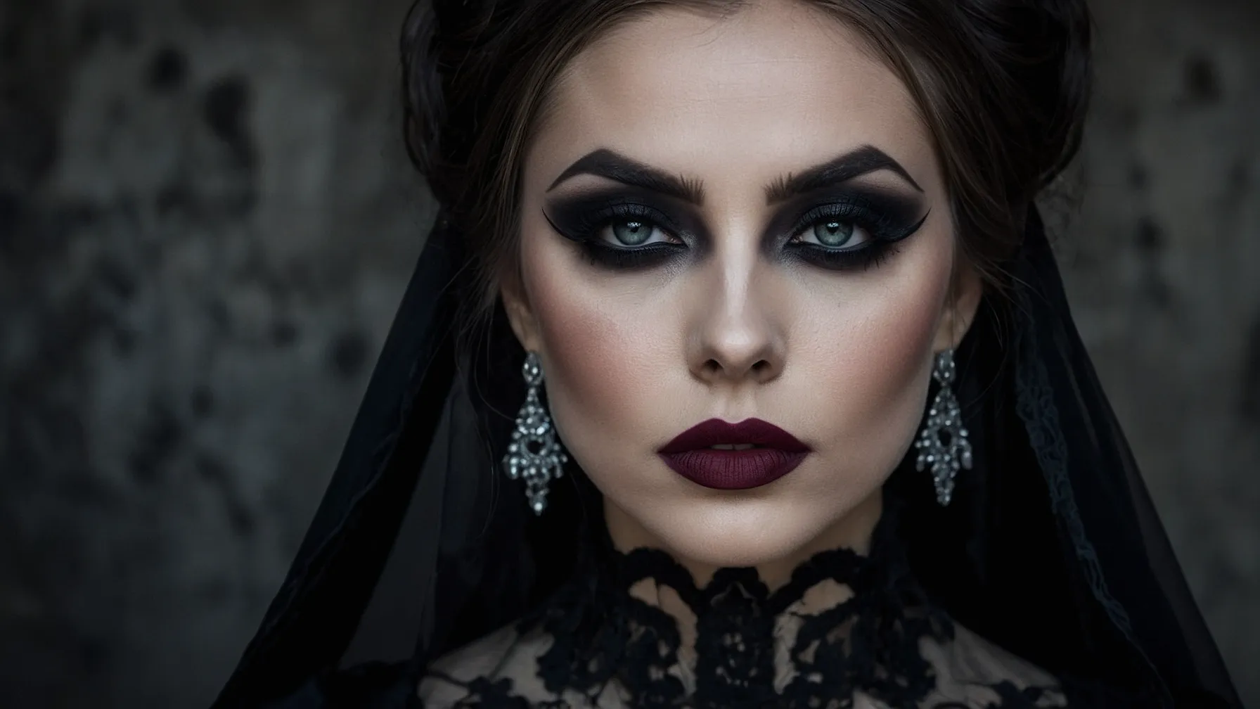 Gothic Bridal Makeup