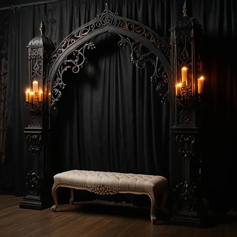 Gothic Wedding Backdrop