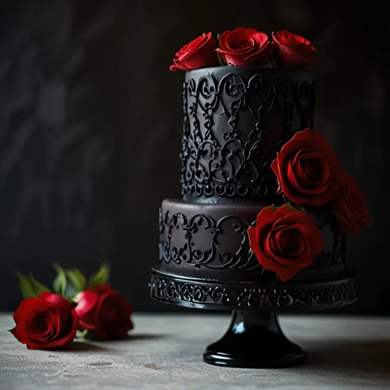 Gothic Wedding Cake Flavors