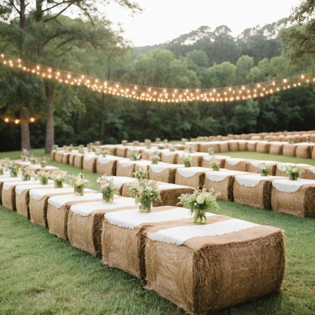 Hay Bale Seating