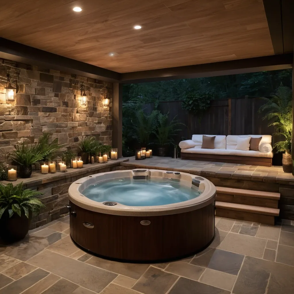 Install a Hot Tub Area