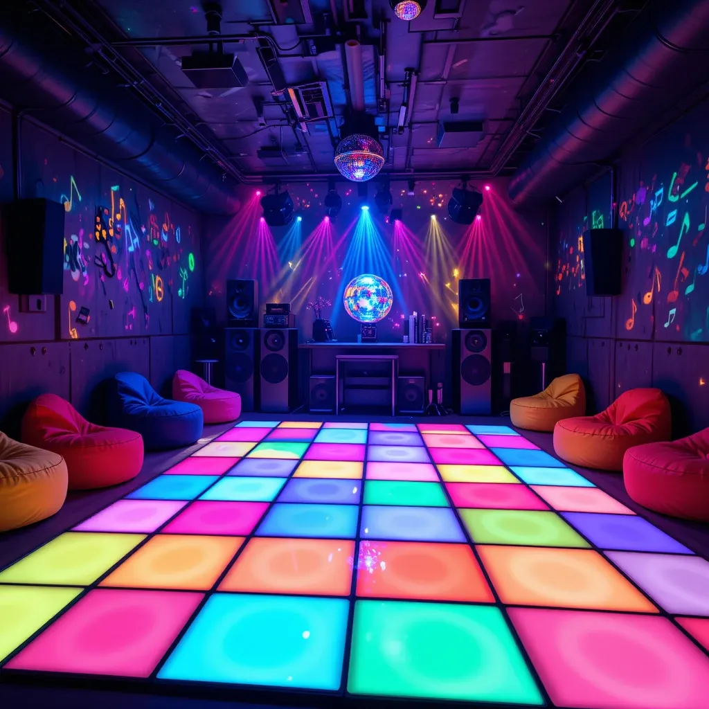 Light-Up Dance Floor