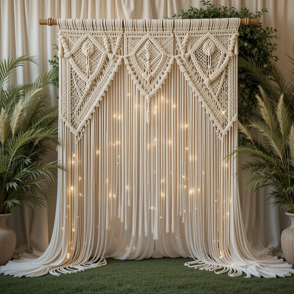 Macramé Backdrop