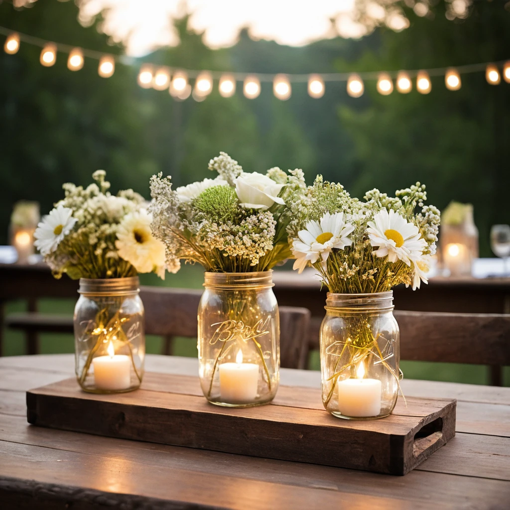 Mason Jar Centerpieces