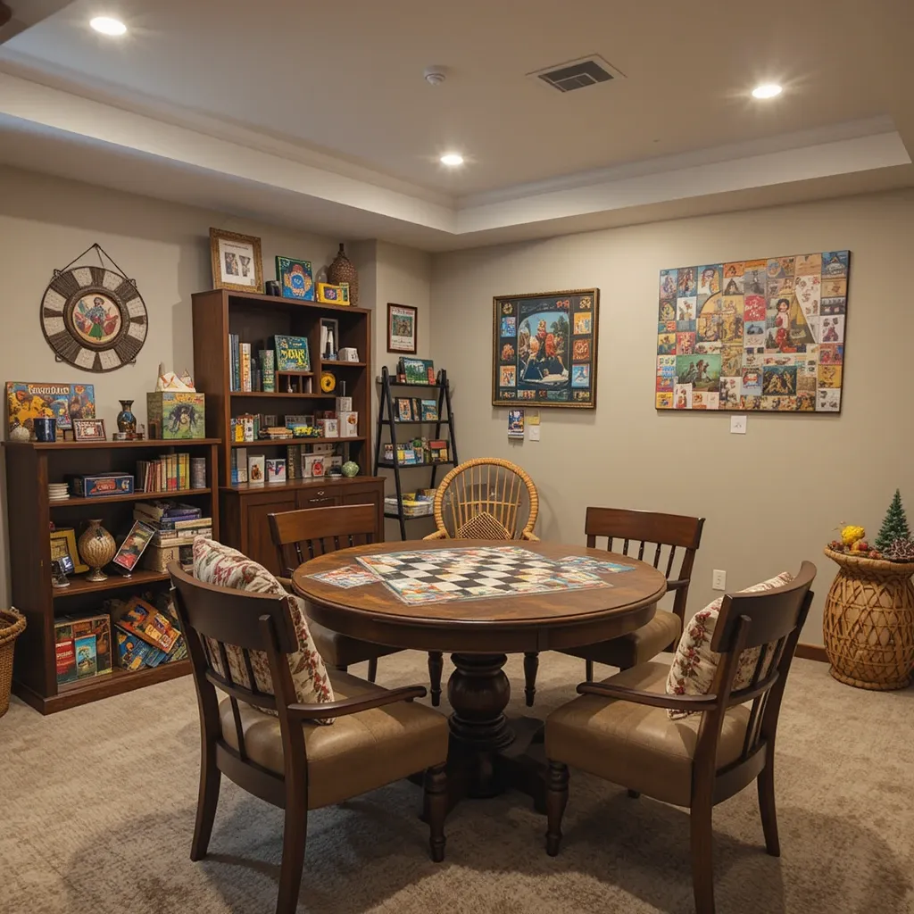 Puzzle and Board Game Area