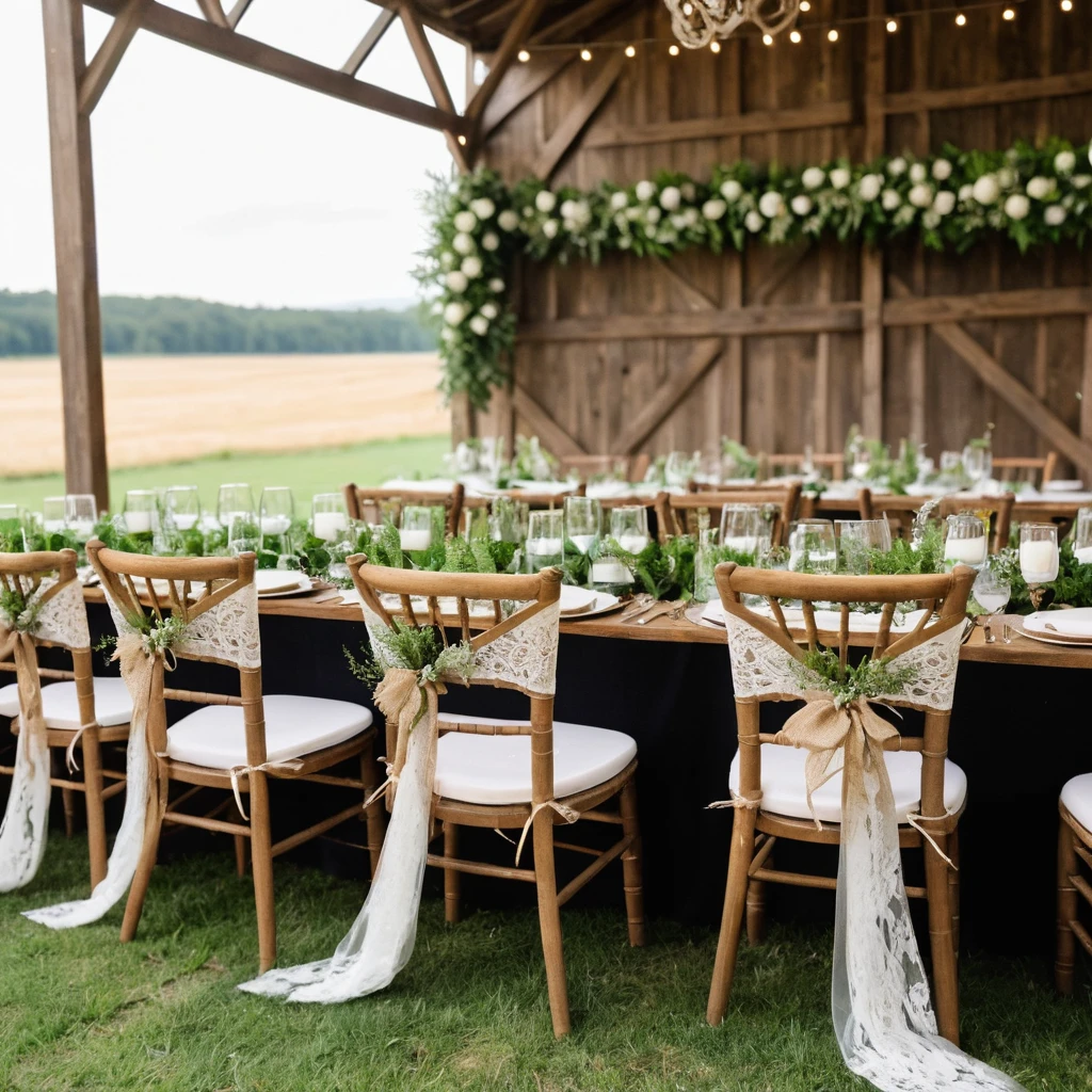 Rustic Wooden Chair Backings