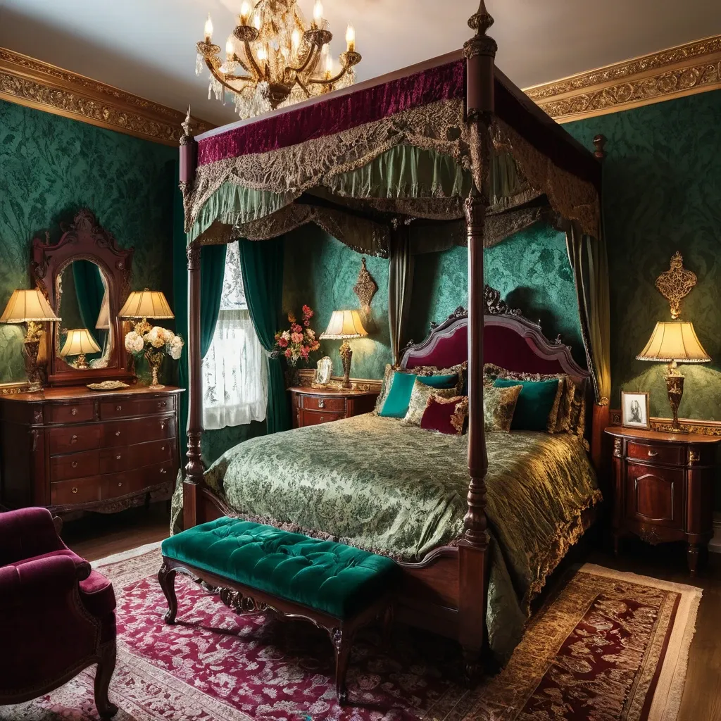 Victorian-Inspired Bedding Set