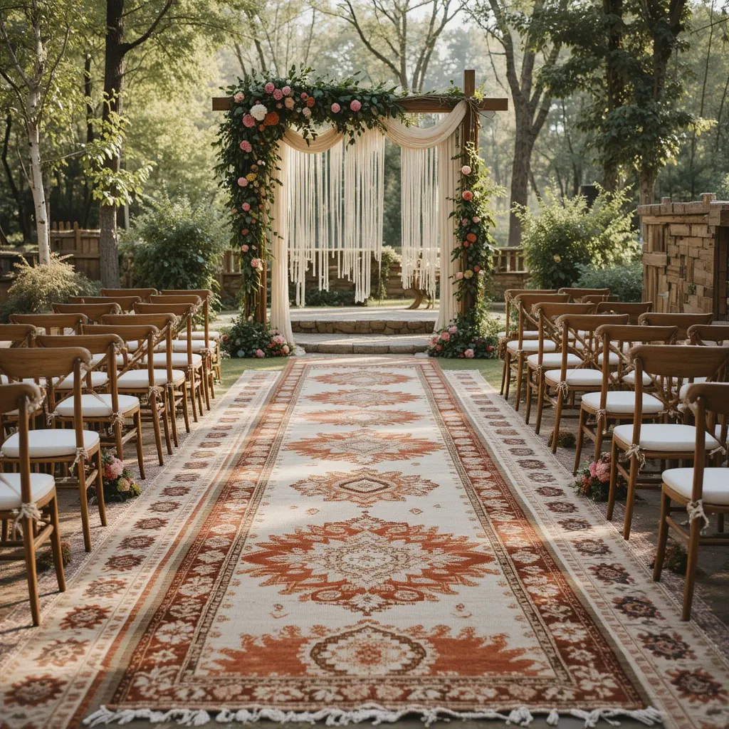 Vintage Rugs for the Aisle