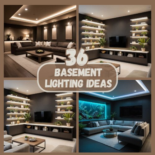 basement lighting Ideas