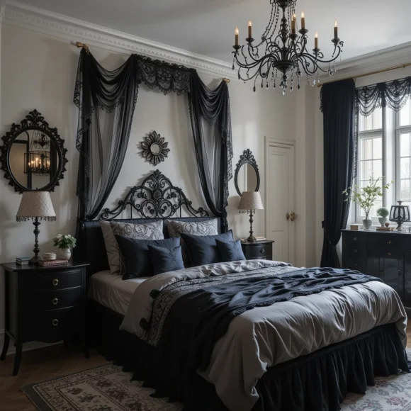 Black Lace Accents